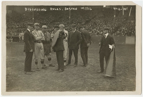 1916 Vintage Original World Series Postcard Photograph
